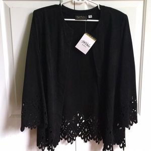 Bob Mackie Wearable Art Jacket with Cutouts